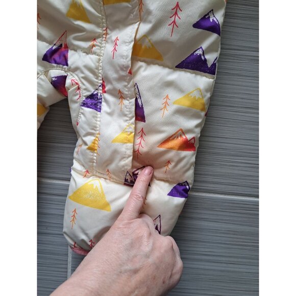 Columbia Infant Bunting Snowsuit 3-6 Months Pink Fleece Lining Hooded Winter - Picture 8 of 8